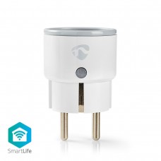 Smart plugg, WiFi | Strömmonitor | Schuko typ F | 10 A